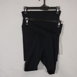 NWT Danskin 2 Pack Black Bike Shorts Size Womens XS